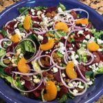 Salad with Gorgonzola Cheese