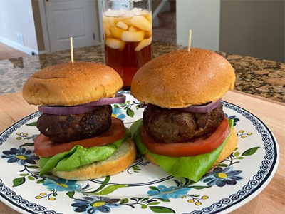 Turkey Burger with Cilantro