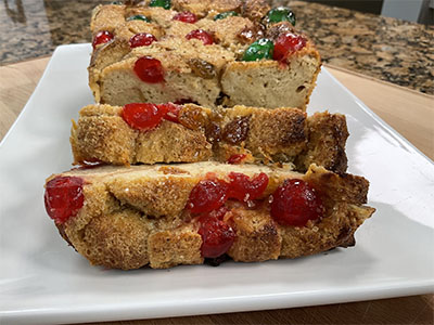 Rum and Raisin Bread Pudding